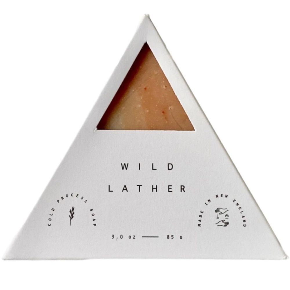 Wild Lather Triangle Soap in Call Me By Your Name